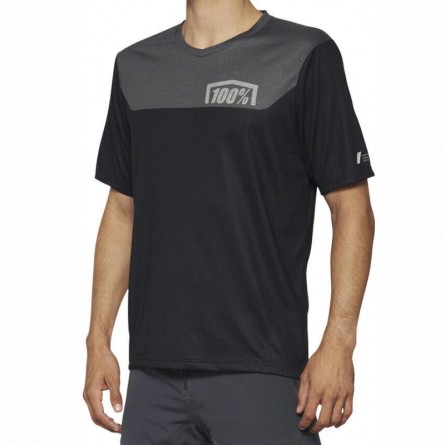 Maillot VTT Enduro Été 100% Airmatic Noir – Homme
